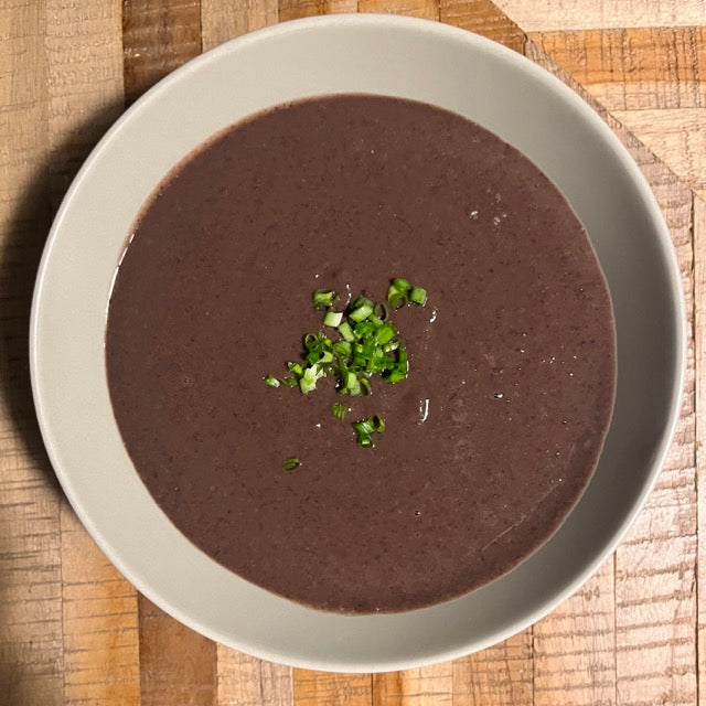 Black Beans Soup with Bacon