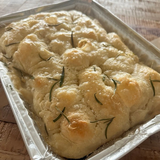 Rosemary & Fleur de Sel Focaccia (v)