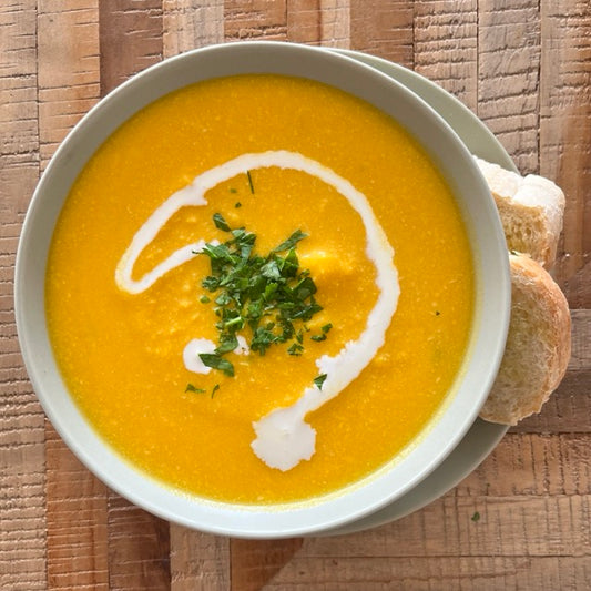 Pumpkin Soup with Chicken